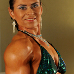 Lada Plihalova – muscle flexing